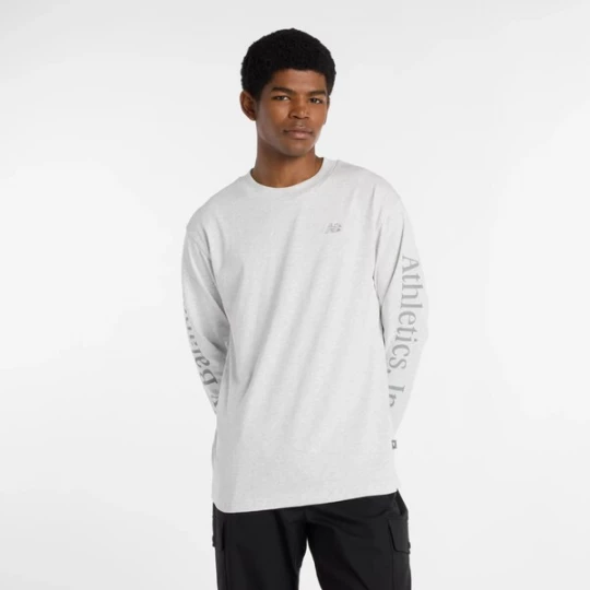 Foto van product new balance Sweatshirt 'Athletics Classic' donkergrijs / grijs gemêleerd