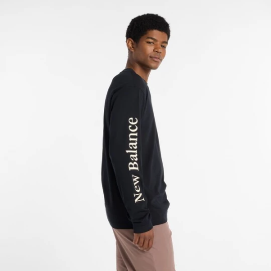 Foto van product new balance Sweatshirt 'Athletics Classic' zwart / wit