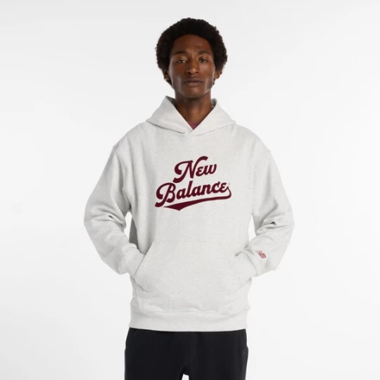 Foto van product new balance Sweatshirt lichtgrijs / donkerrood