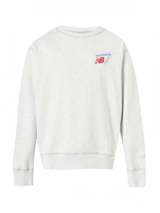 Foto van product new balance Sweatshirt royal blue / koningsblauw / grijs / lichtgrijs / oranje