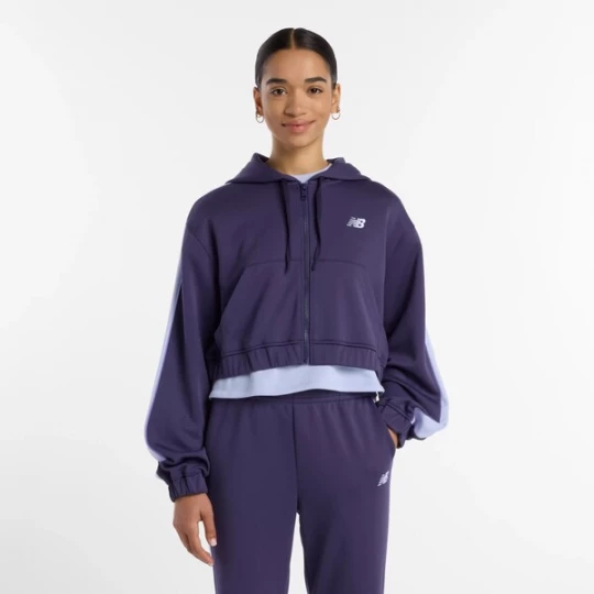 Foto van product new balance Sweatvest aubergine / lichtlila