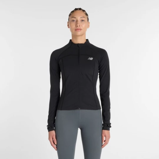 Foto van product new balance Trainingsjack 'NB Harmony Fitted Full Zip' zwart