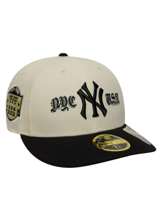 Foto van product NEW ERA Hoed 'COOPS LOGO 59FIFTY® LP NEW YORK YANKEES White / Black' wit