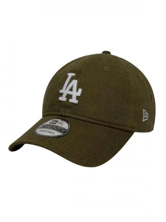 Foto van product NEW ERA Hoed 'LINEN 9TWENTY® LOS ANGELES DODGERS Olive' groen