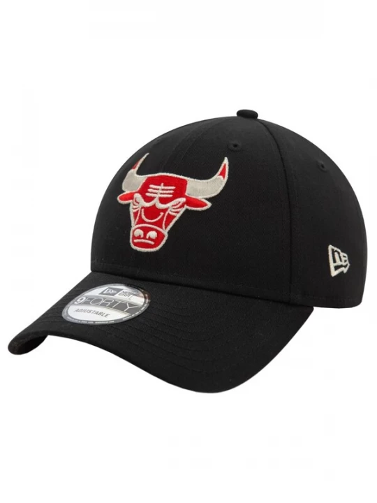 Foto van product NEW ERA Pet 'New Era 9FORTY Chicago Bulls Metallic NBA Cap' zwart