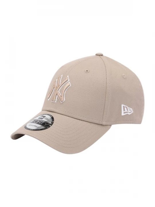 Foto van product NEW ERA Pet 'OUTLINE 9FORTY NEYYAN' lichtbruin / zwart / wit