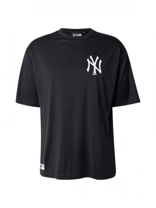 Foto van product NEW ERA Shirt 'LEAGUE ESSENTIALS NEYYAN' zwart / wit