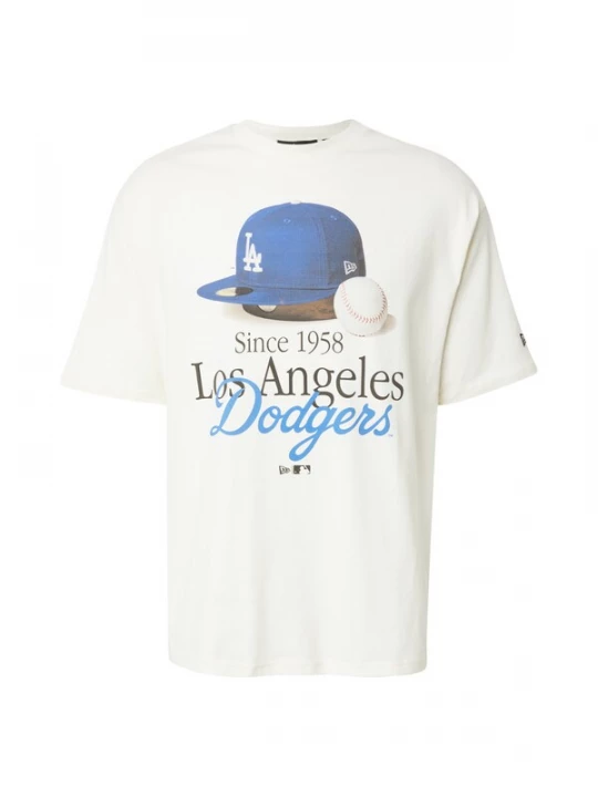 Foto van product NEW ERA Shirt 'Los Angeles Dodgers' blauw / donkerbruin / zwart / wit