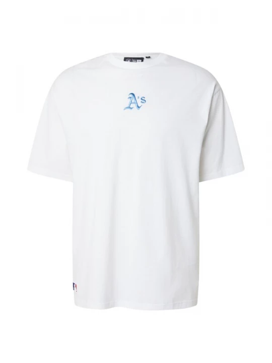 Foto van product NEW ERA Shirt 'MLB LE OAKATH' lichtblauw / wit