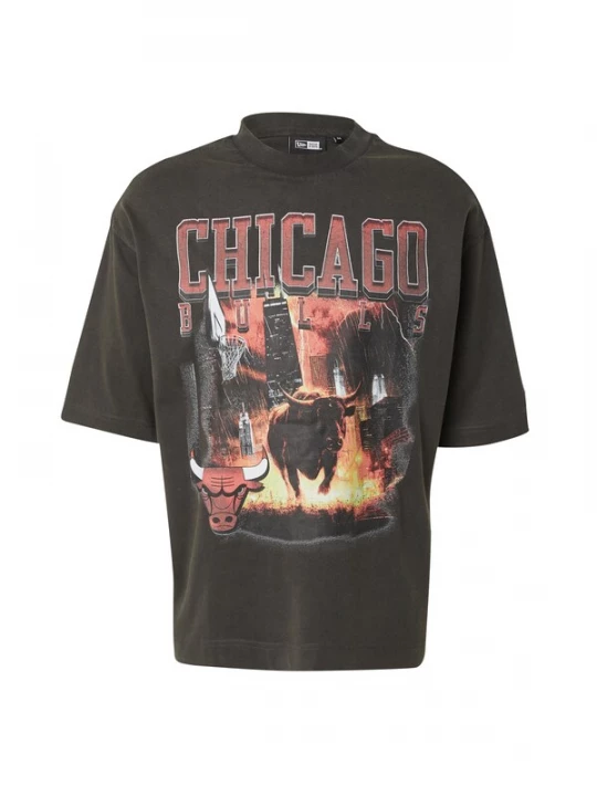 Foto van product NEW ERA Shirt 'NBA CHIBUL' geel / aardetinten / donkerrood / offwhite