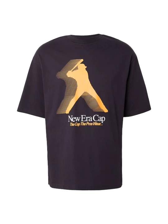 Foto van product NEW ERA Shirt 'NE PLAYER' navy / oranje / wit