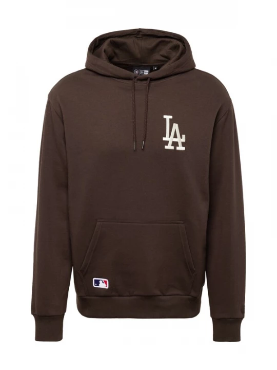 Foto van product NEW ERA Sweatshirt 'League Essentials' donkerbruin / wit