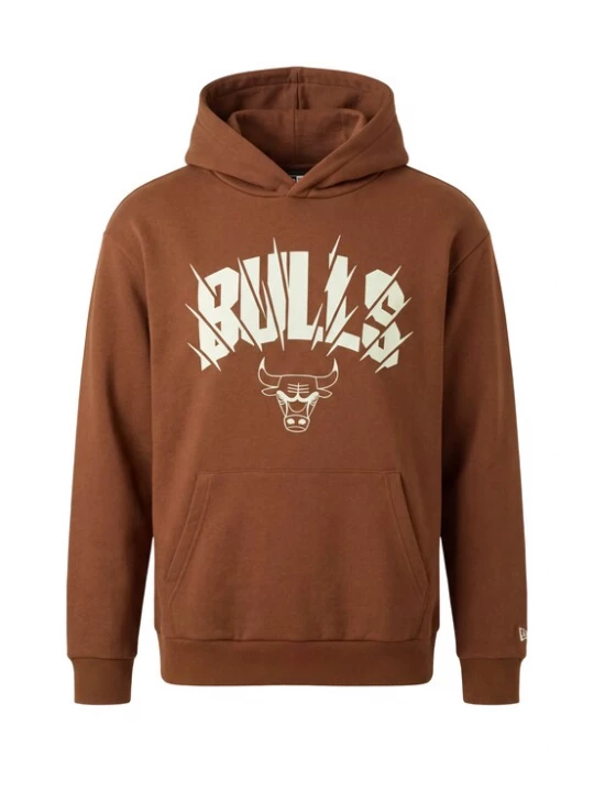 Foto van product NEW ERA Sweatshirt 'NBA CHIBUL' bruin / wit