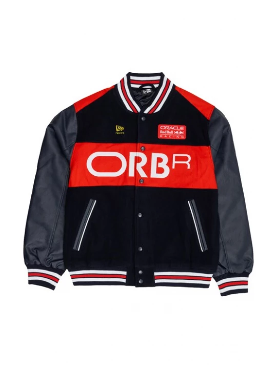 Foto van product NEW ERA Tussenjas 'RB VARSITY RBULLF1' donkerblauw / rood / wit