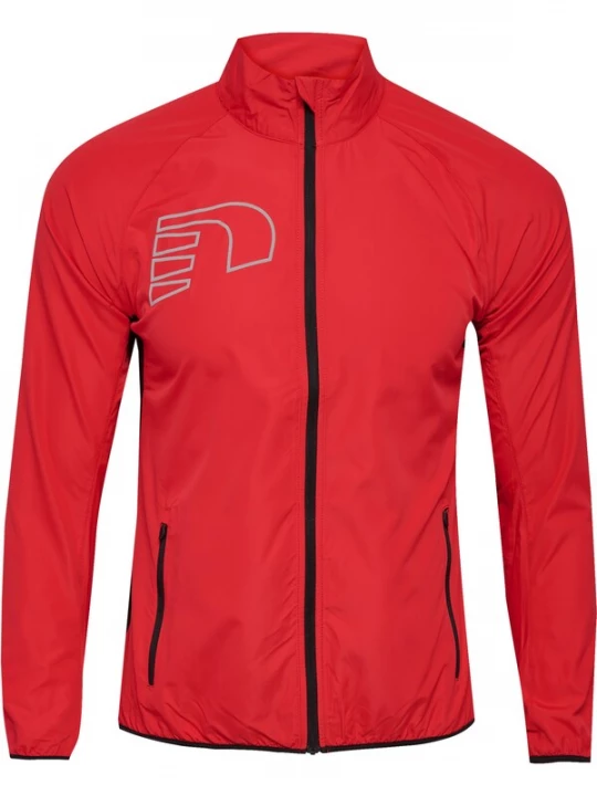 Foto van product Newline Sportjas grijs / cranberry / zwart