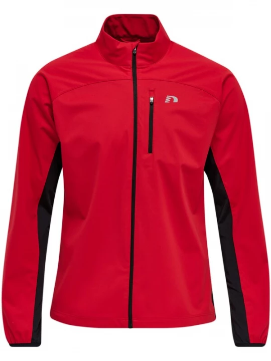 Foto van product Newline Sportjas zilvergrijs / robijnrood / zwart