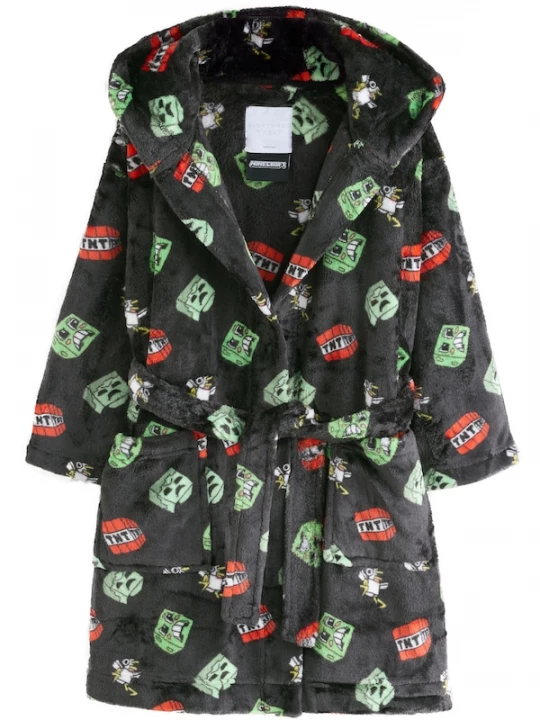 Foto van product Next Badjas pastelgroen / rood / zwart / wit