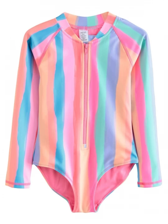 Foto van product Next Badpak azuur / abrikoos / rosa / watermeloen rood