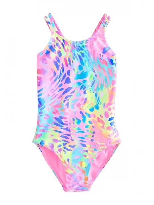 Foto van product Next Badpak blauw / azuur / neongeel / lichtroze