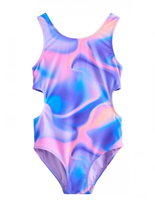 Foto van product Next Badpak blauw / neonblauw / lila / lichtroze