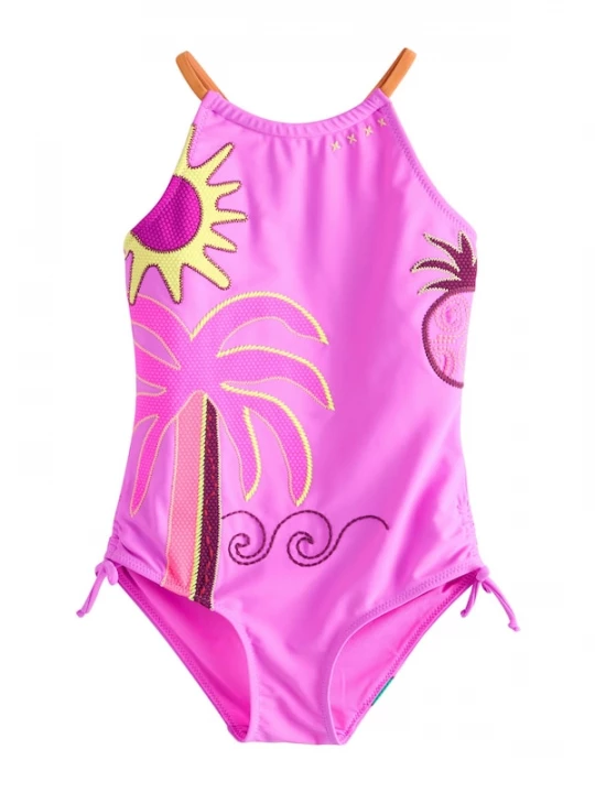 Foto van product Next Badpak cyaan blauw / geel / orchidee / rosa
