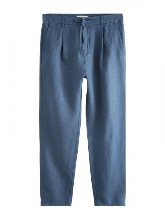 Foto van product Next Bandplooibroek blauw gemêleerd