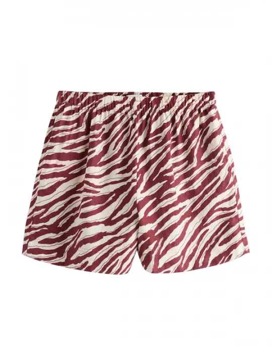 Foto van product Next Bandplooibroek 'N. Premium' ecru / bordeaux