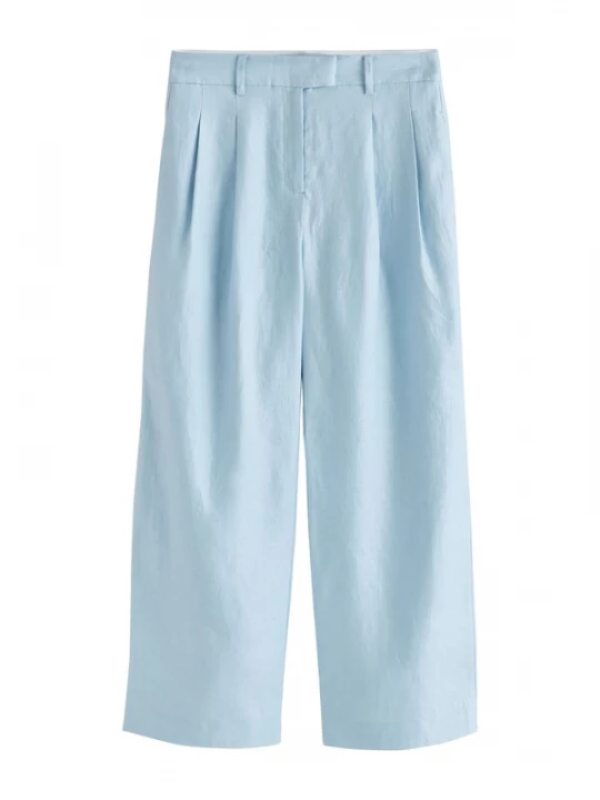 Foto van product Next Bandplooibroek 'N. Premium' pastelblauw