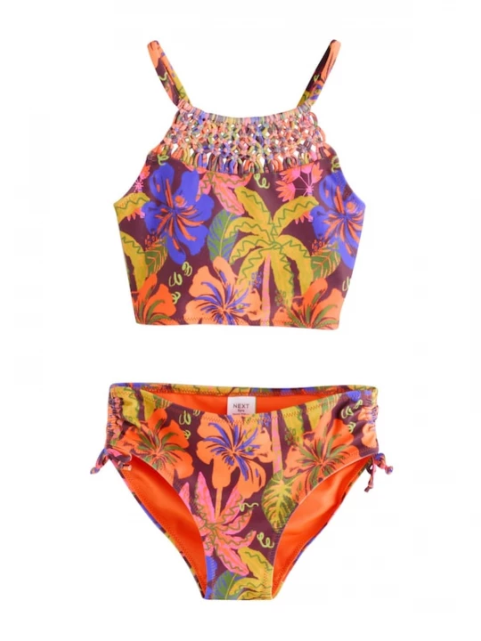 Foto van product Next Bikini indigo / lichtgroen / aubergine / oranje