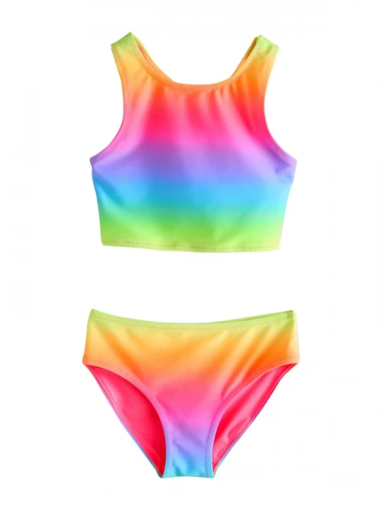 Foto van product Next Bikini lichtblauw / geel / limoen / lila