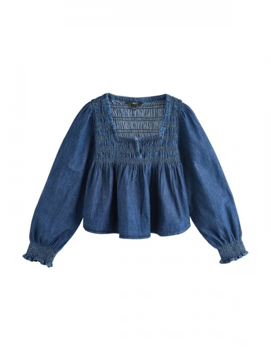 Foto van product Next Blouse blauw denim
