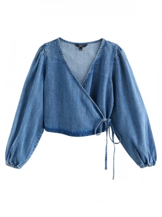 Foto van product Next Blouse blauw denim