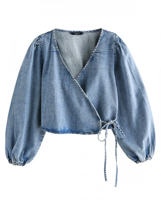 Foto van product Next Blouse blauw denim