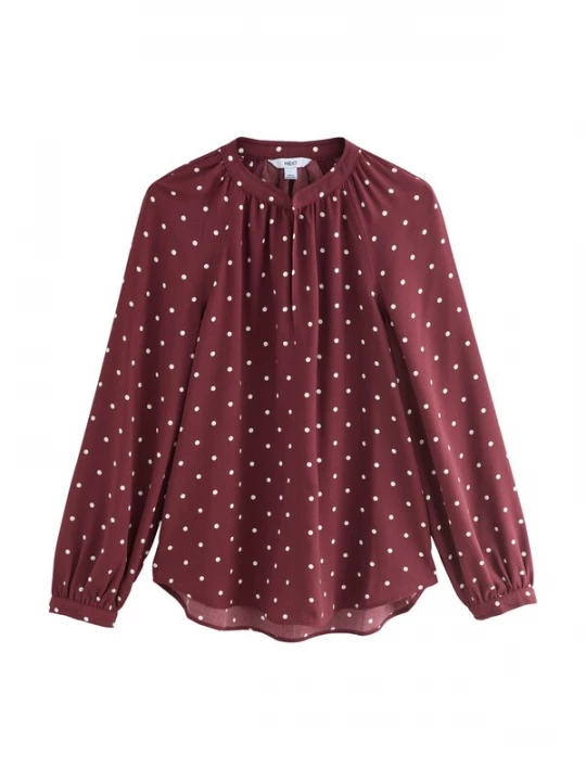 Foto van product Next Blouse bourgogne / wit