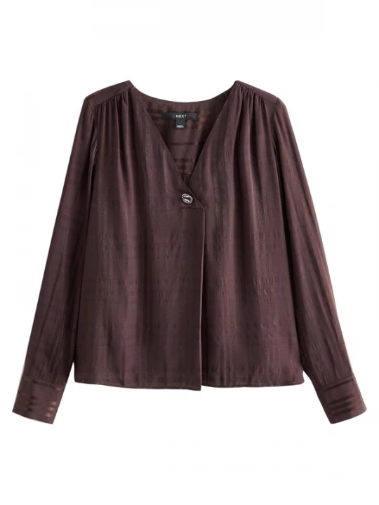 Foto van product Next Blouse bruin / chocoladebruin