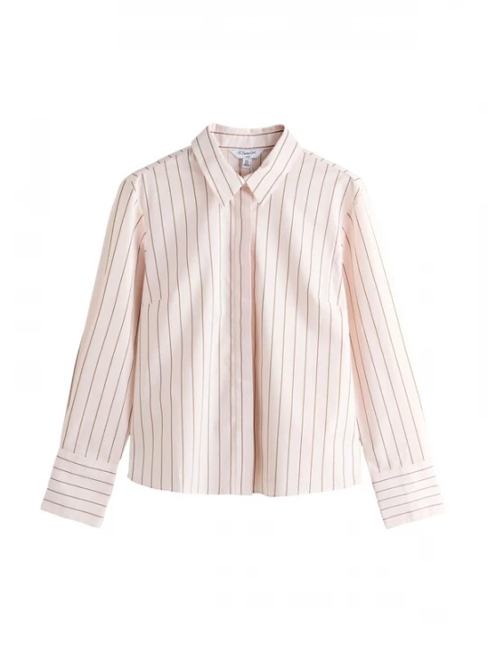 Foto van product Next Blouse 'Essential' chocoladebruin / rosé