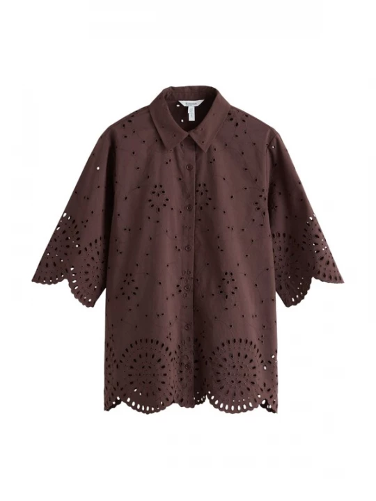 Foto van product Next Blouse chocoladebruin