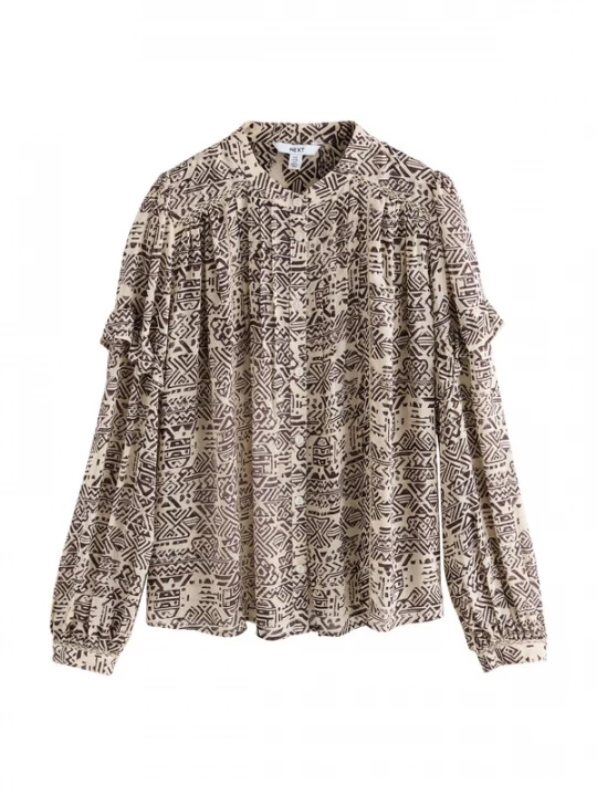 Foto van product Next Blouse crème / donkerbruin
