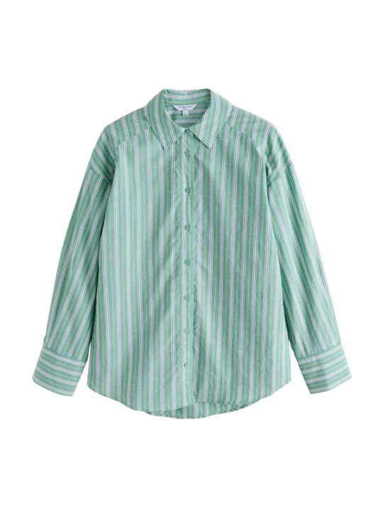 Foto van product Next Blouse donkerblauw / geel / groen / wit