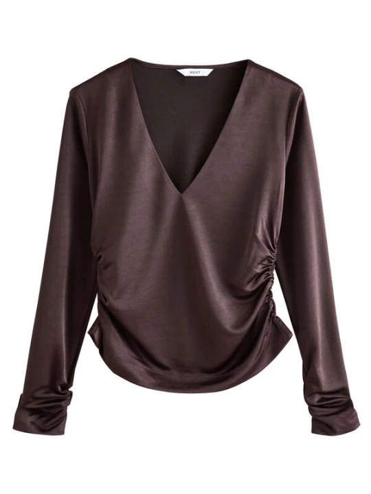 Foto van product Next Blouse donkerbruin
