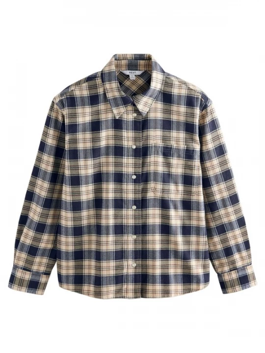 Foto van product Next Blouse ecru / navy / bruin