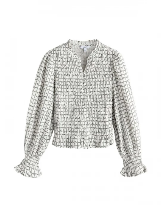 Foto van product Next Blouse ecru / zwart