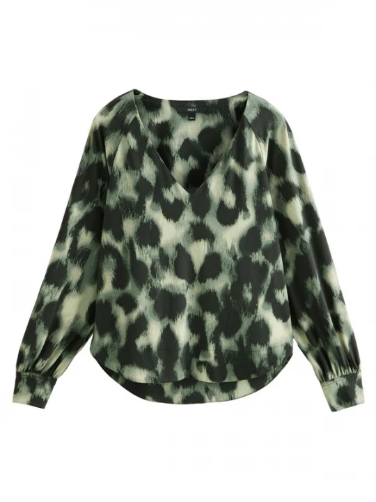 Foto van product Next Blouse groen / pastelgroen / donkergroen