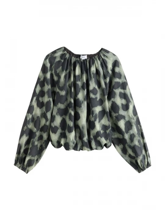 Foto van product Next Blouse jade groen / pastelgroen / zwart