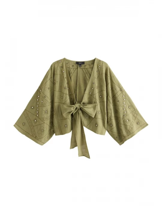 Foto van product Next Blouse kaki / olijfgroen