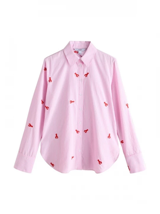 Foto van product Next Blouse lichtblauw / rosa / rood / wit