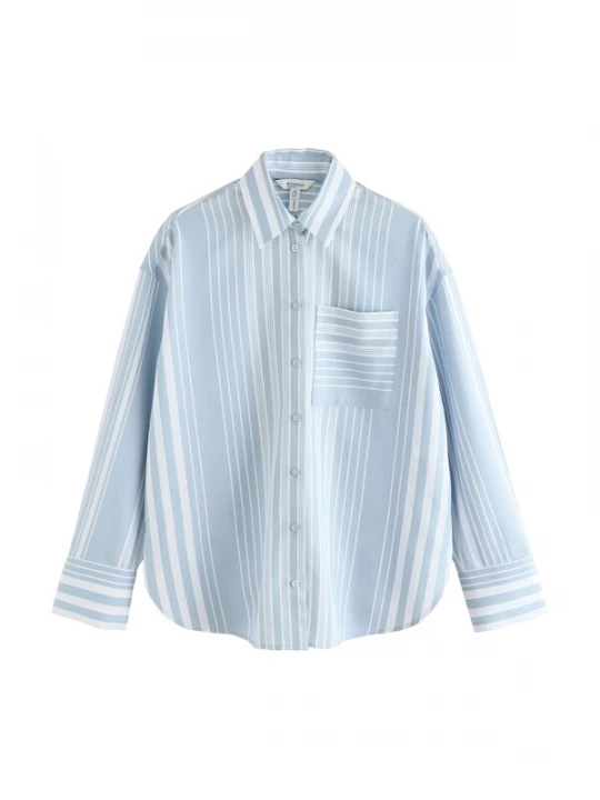 Foto van product Next Blouse lichtblauw / wit