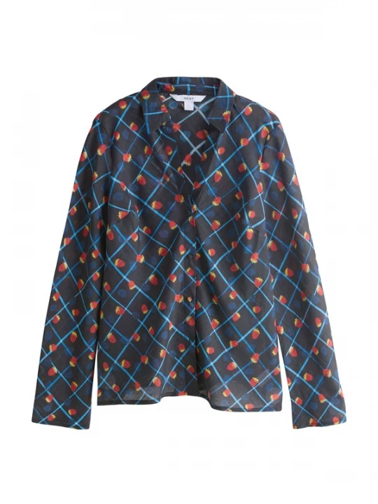 Foto van product Next Blouse navy / geel / rood