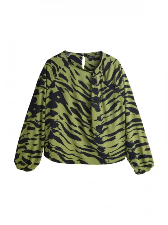 Foto van product Next Blouse olijfgroen / zwart