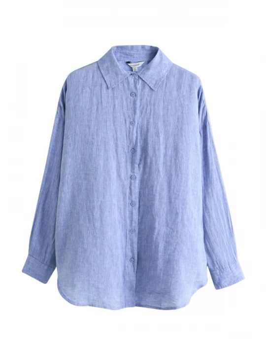 Foto van product Next Blouse 'Premium' blauw gemêleerd